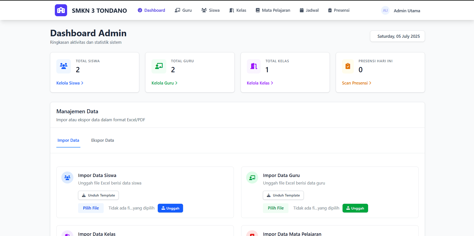 Learning Management and Attendance System Using QR Code